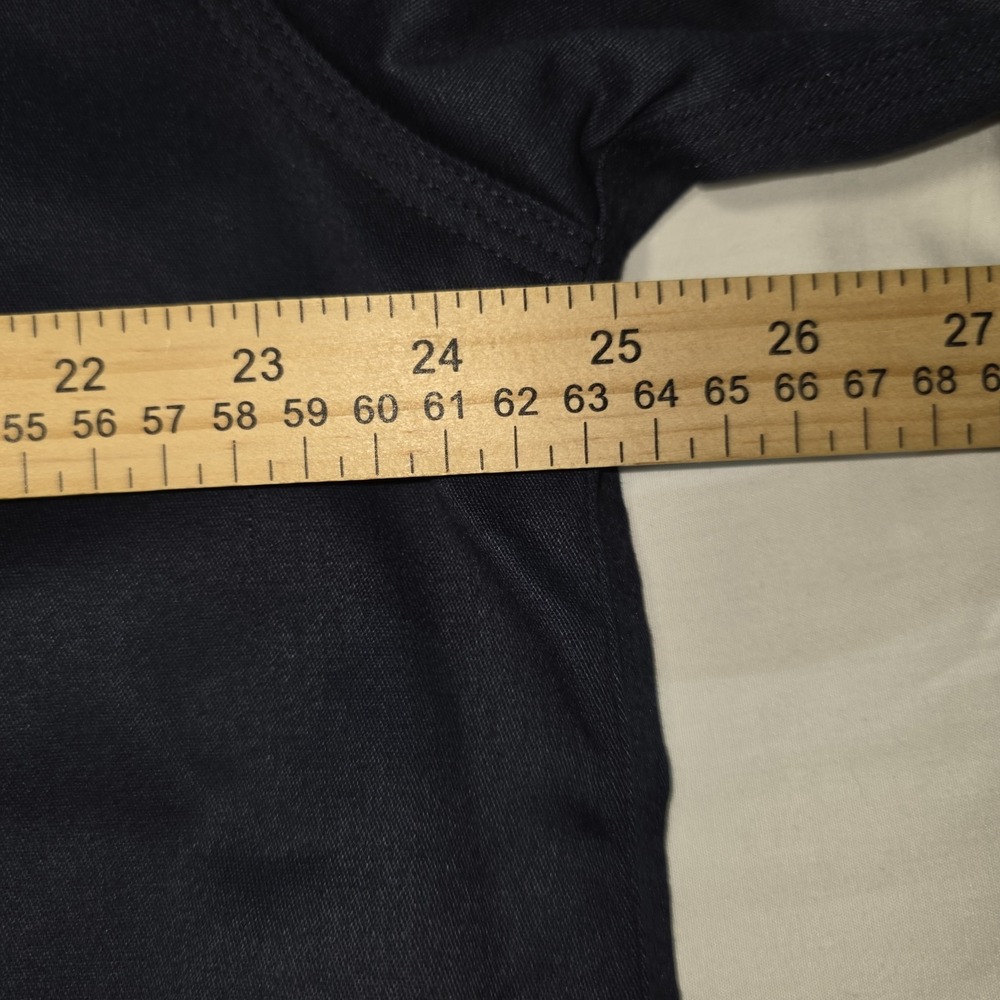 Carhartt Work Shirt Men's L Tall Navy Blue Button-Up Long Sleeve 2 Pocket S78 - Picture 5 of 8